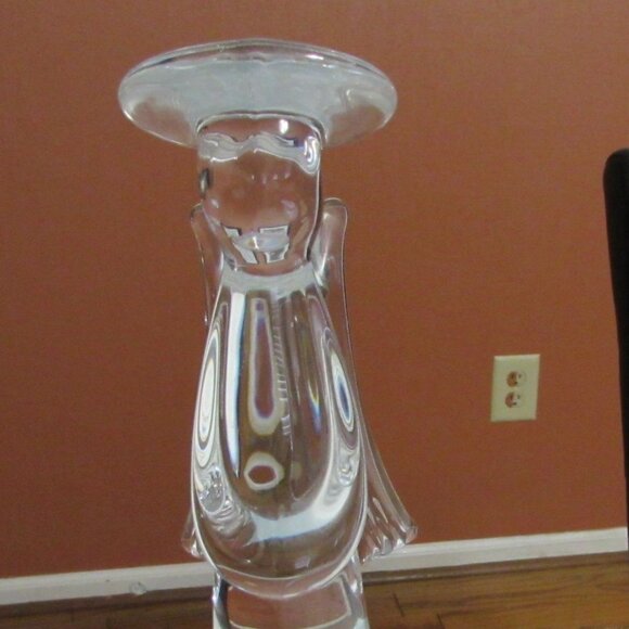 TASTE SETTER SIGMA Heavy Crystal Angel With Halo  10 3/4" Tall  Beautiful - Picture 1 of 4